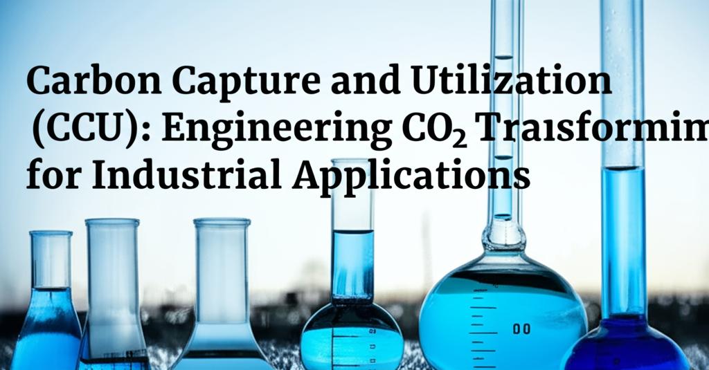 Carbon Capture and Utilization (CCU): Engineering CO2 Transformation for Industrial Applications