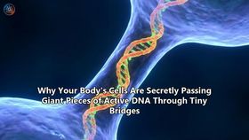 Why Your Body's Cells Are Secretly Passing Giant Pieces of Active DNA Through Tiny Bridges