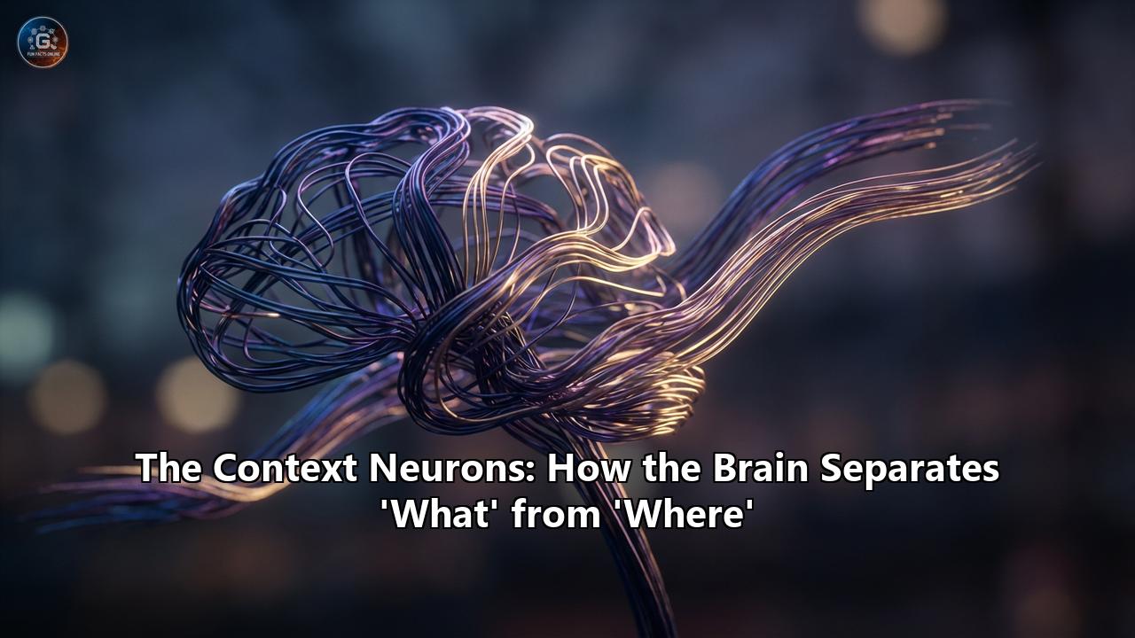 The Context Neurons: How the Brain Separates 'What' from 'Where'