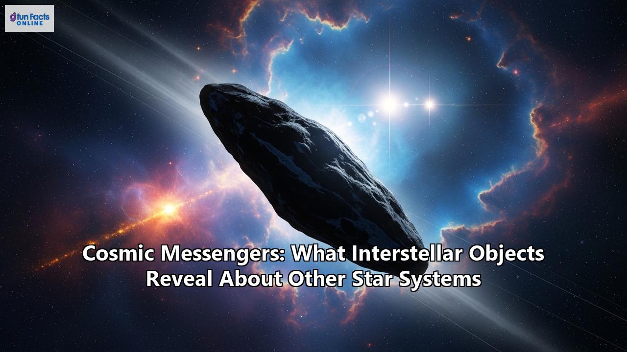 Cosmic Messengers: What Interstellar Objects Reveal About Other Star Systems