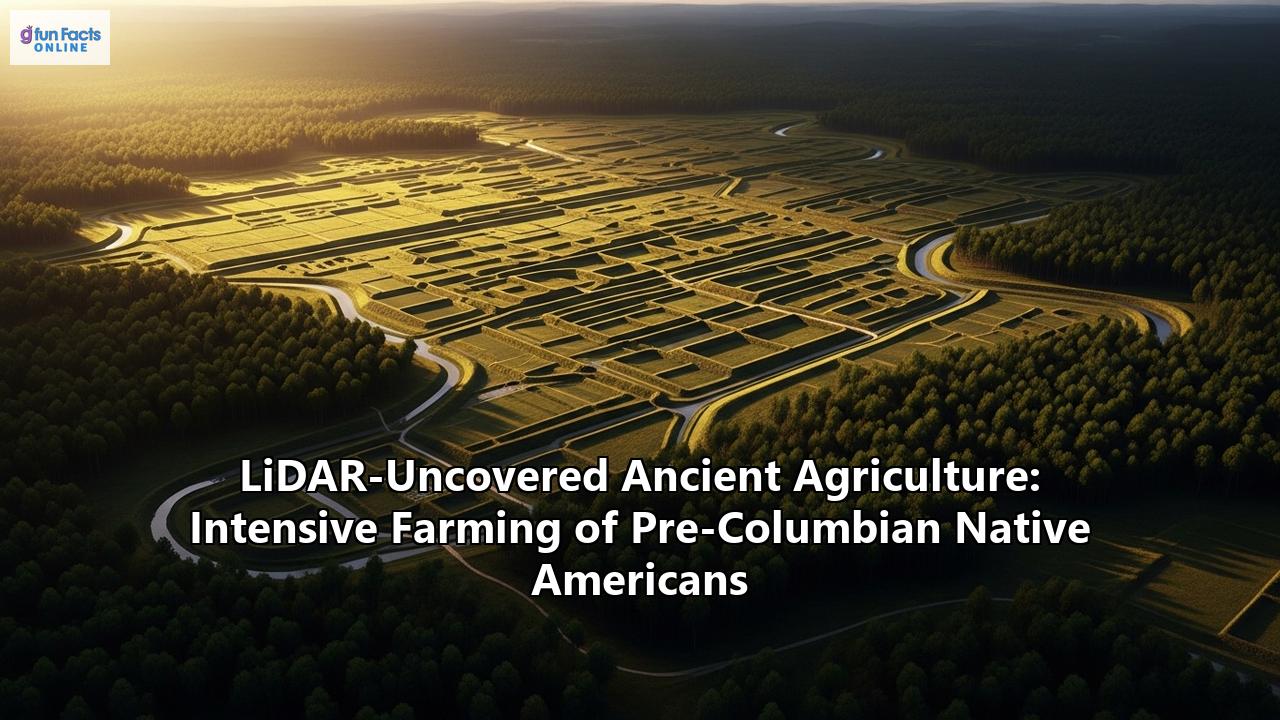 LiDAR-Uncovered Ancient Agriculture: Intensive Farming of Pre-Columbian Native Americans