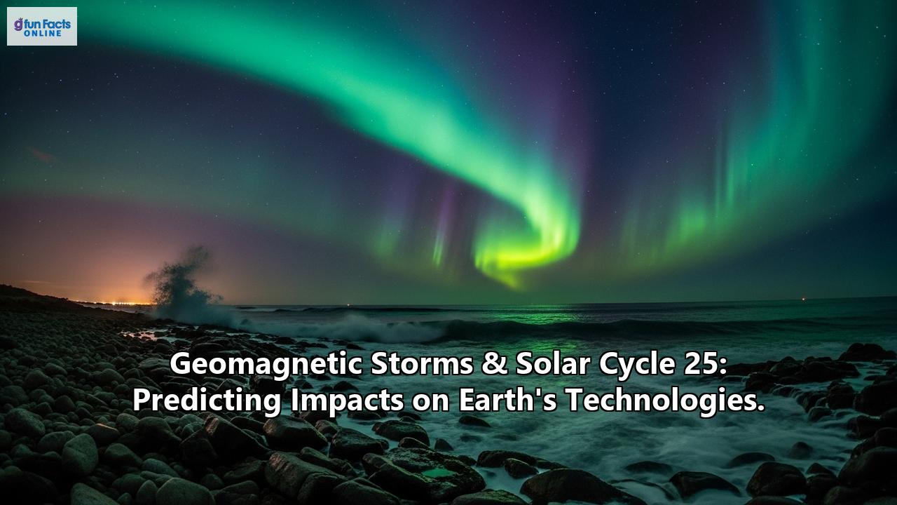 Geomagnetic Storms & Solar Cycle 25: Predicting Impacts on Earth's Technologies.