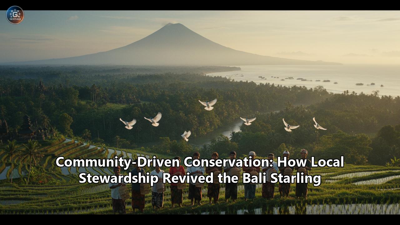 Community-Driven Conservation: How Local Stewardship Revived the Bali Starling