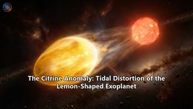 The Citrine Anomaly: Tidal Distortion of the Lemon-Shaped Exoplanet