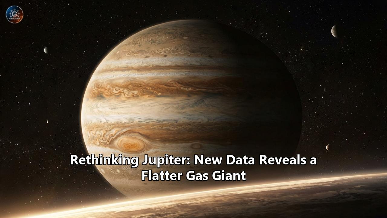 Rethinking Jupiter: New Data Reveals a Flatter Gas Giant