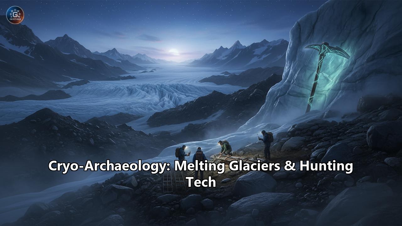 Cryo-Archaeology: Melting Glaciers & Hunting Tech