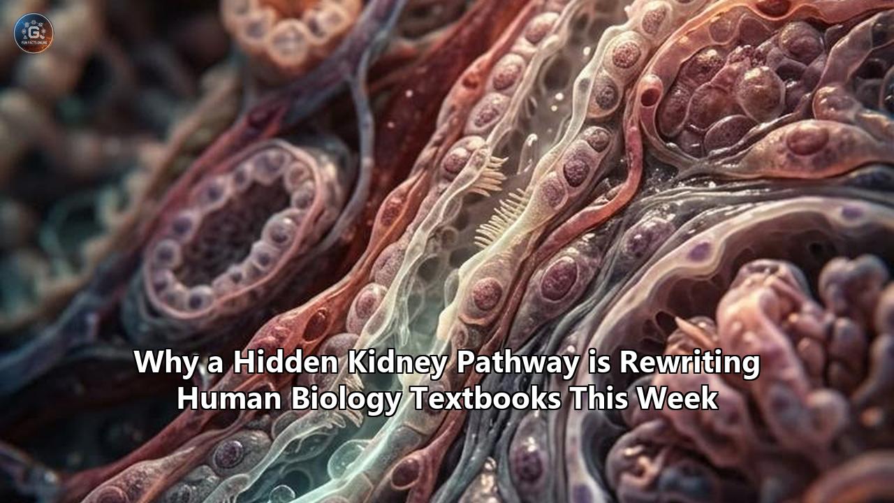 Why a Hidden Kidney Pathway is Rewriting Human Biology Textbooks This Week