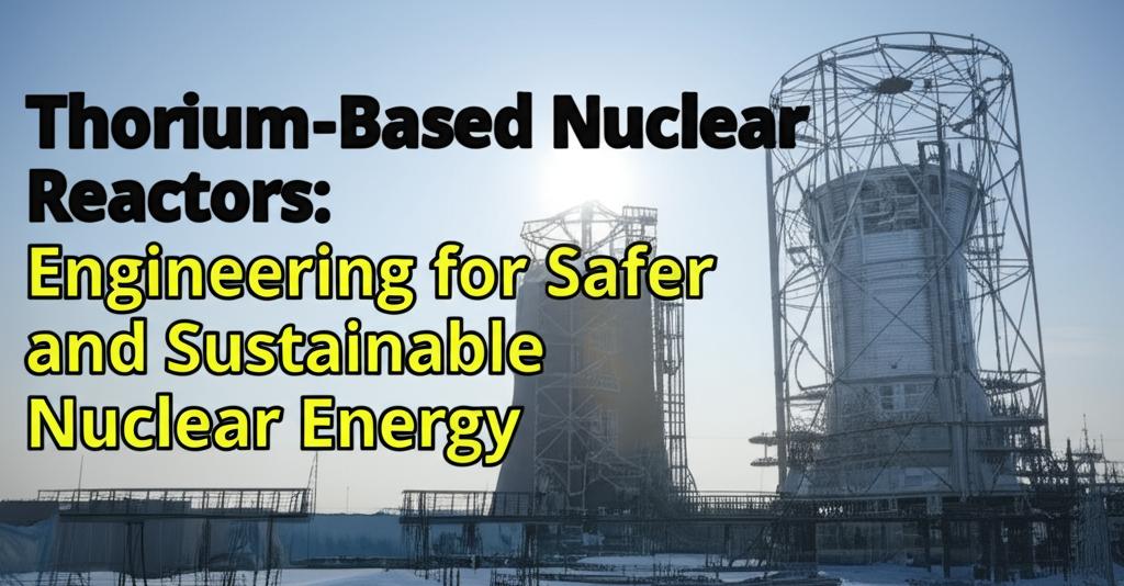Thorium-Based Nuclear Reactors: Engineering for Safer and Sustainable Nuclear Energy