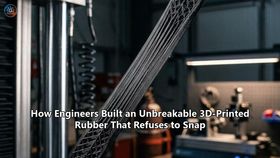 How Engineers Built an Unbreakable 3D-Printed Rubber That Refuses to Snap