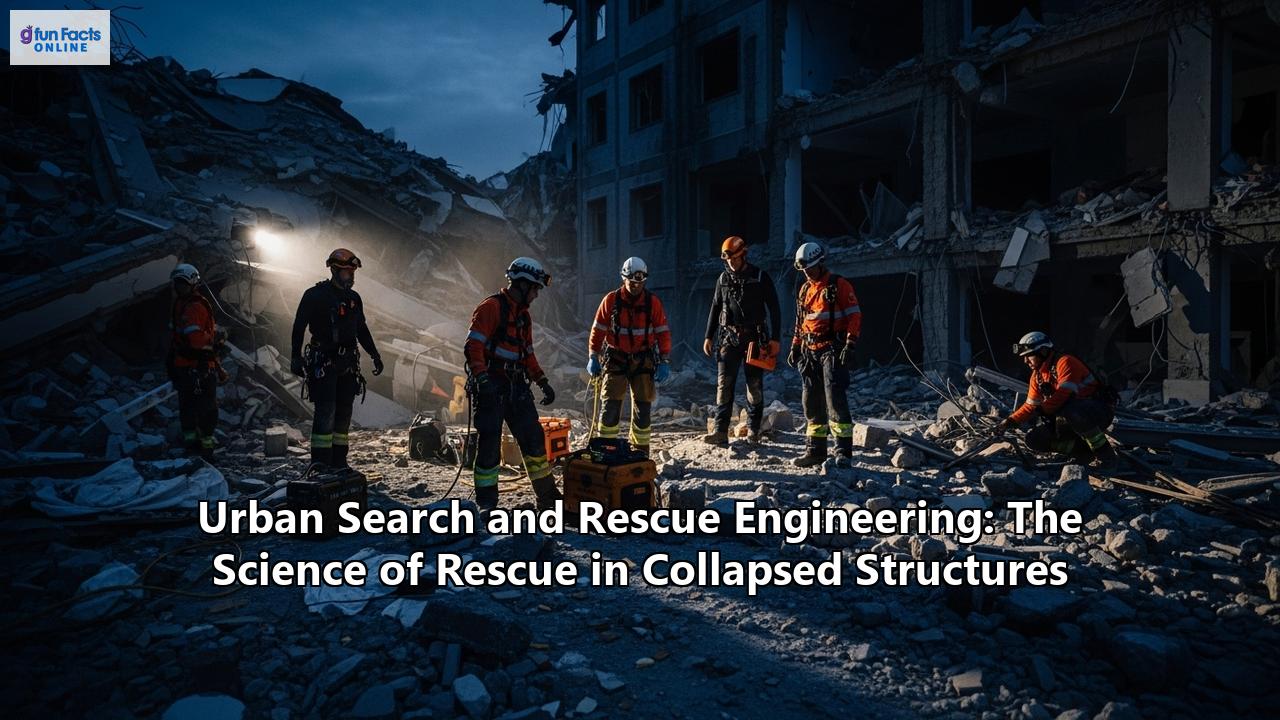 Urban Search and Rescue Engineering: The Science of Rescue in Collapsed Structures