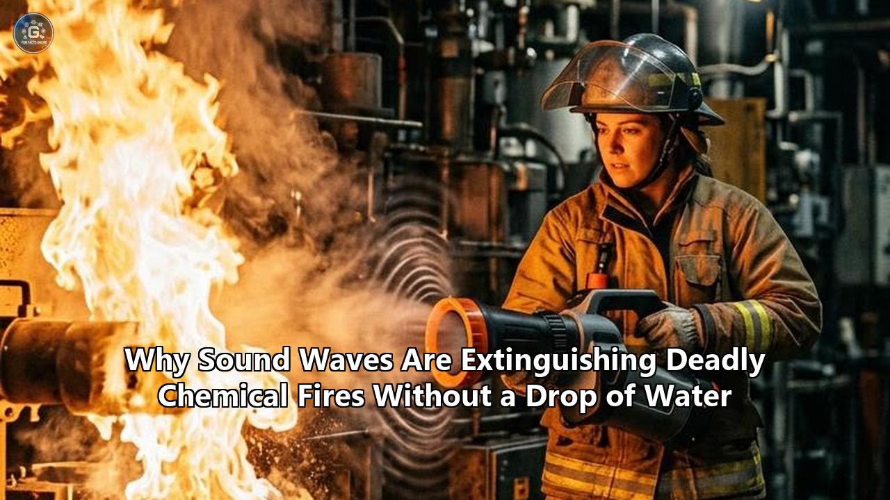 Why Sound Waves Are Extinguishing Deadly Chemical Fires Without a Drop of Water