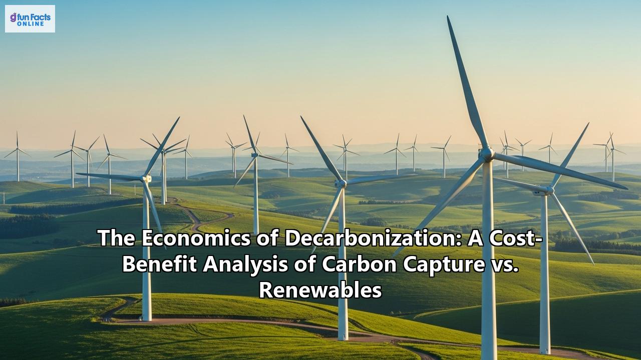 The Economics of Decarbonization: A Cost-Benefit Analysis of Carbon Capture vs. Renewables