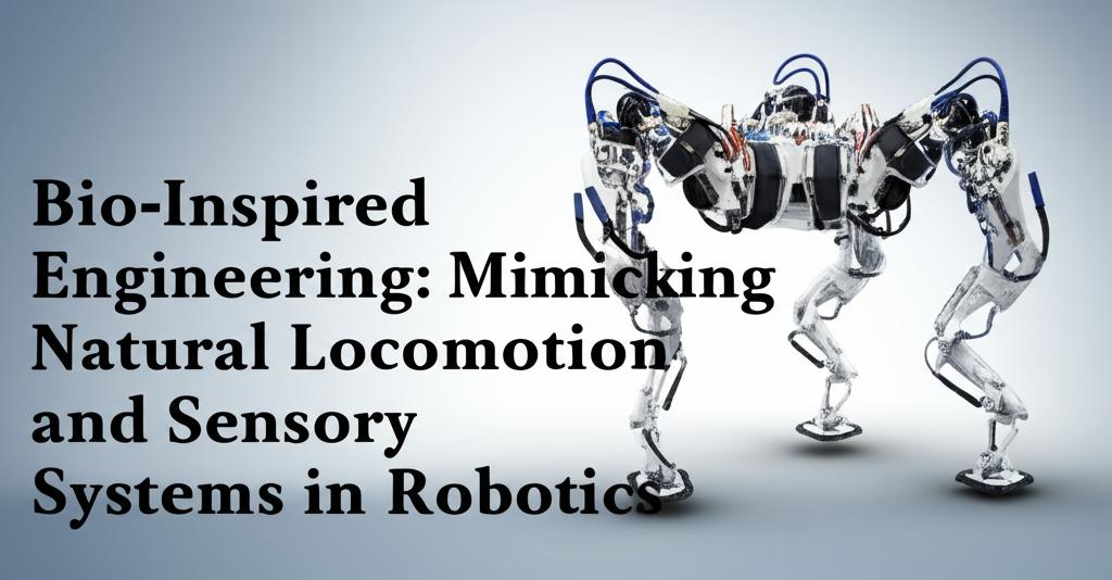 Bio-Inspired Engineering: Mimicking Natural Locomotion and Sensory Systems in Robotics