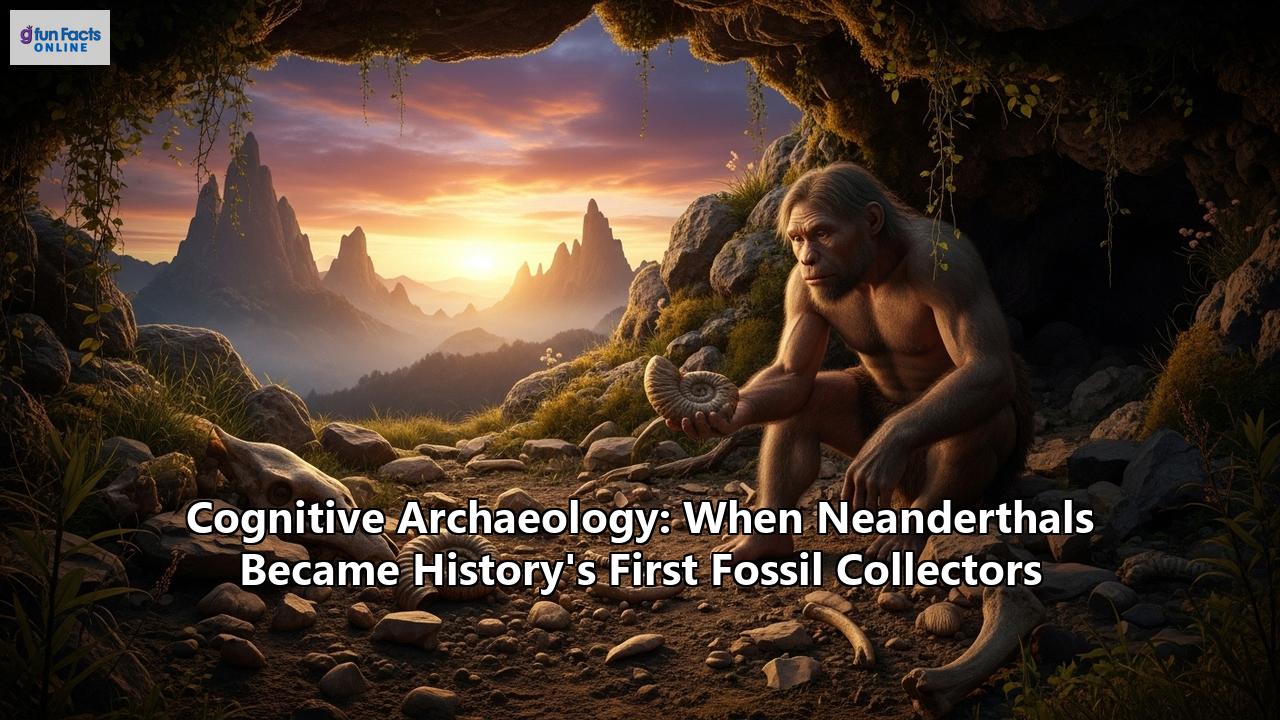 Cognitive Archaeology: When Neanderthals Became History's First Fossil Collectors