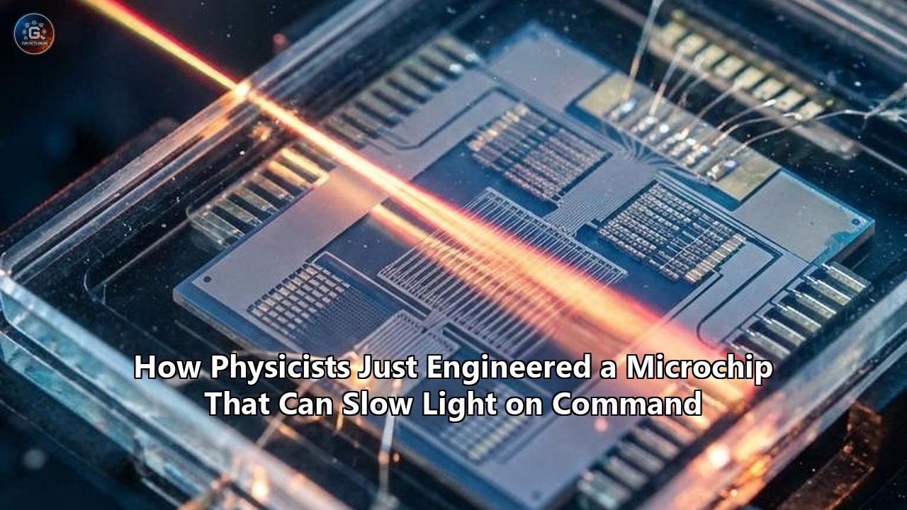 How Physicists Just Engineered a Microchip That Can Slow Light on Command