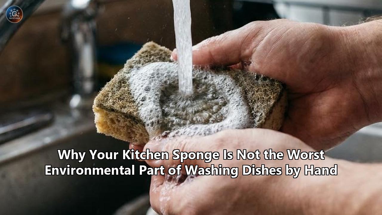 Why Your Kitchen Sponge Is Not the Worst Environmental Part of Washing Dishes by Hand