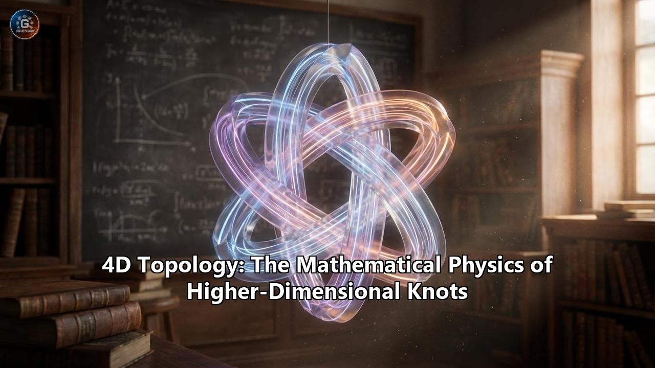 4D Topology: The Mathematical Physics of Higher-Dimensional Knots