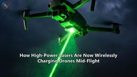 How High-Power Lasers Are Now Wirelessly Charging Drones Mid-Flight