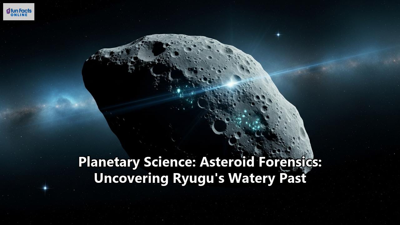 Planetary Science: Asteroid Forensics: Uncovering Ryugu's Watery Past
