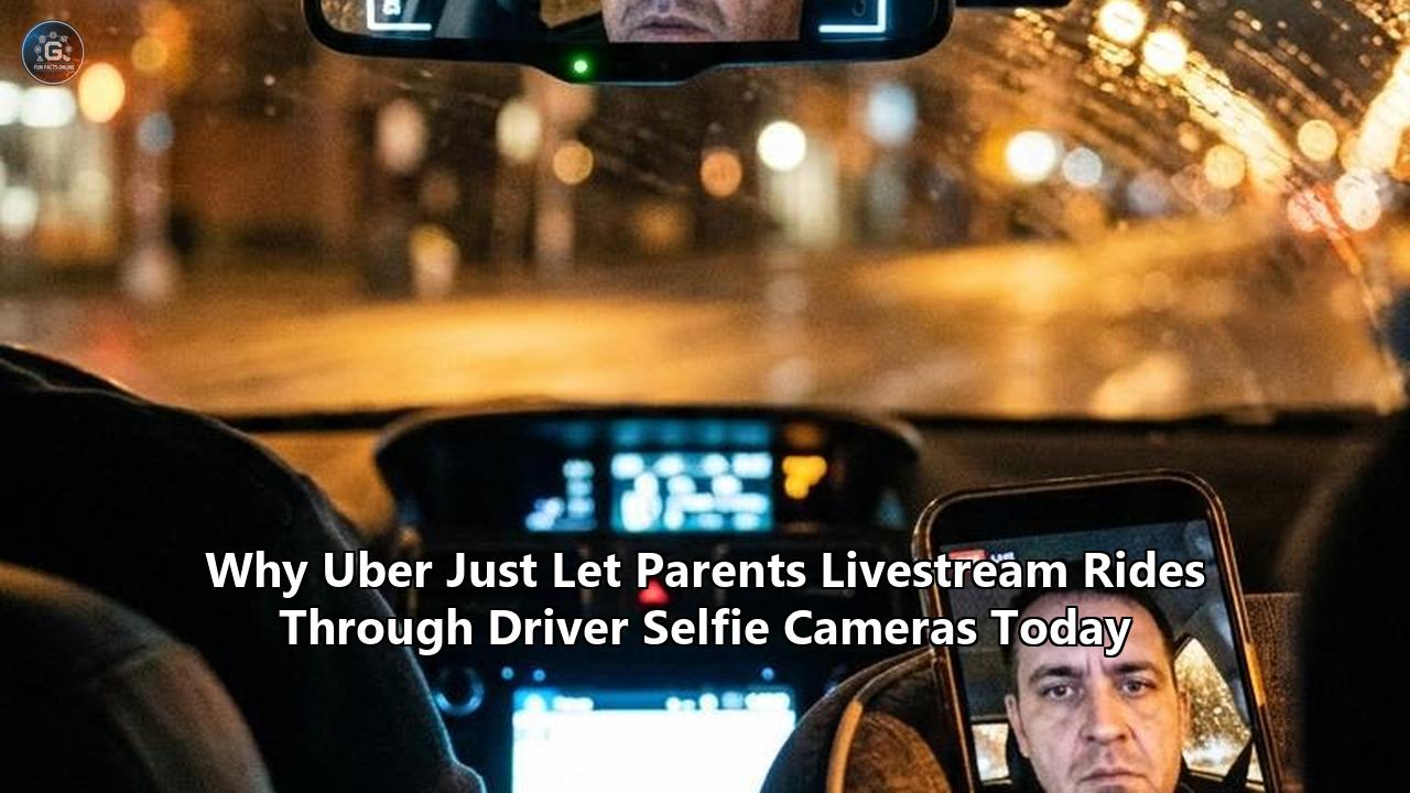 Why Uber Just Let Parents Livestream Rides Through Driver Selfie Cameras Today