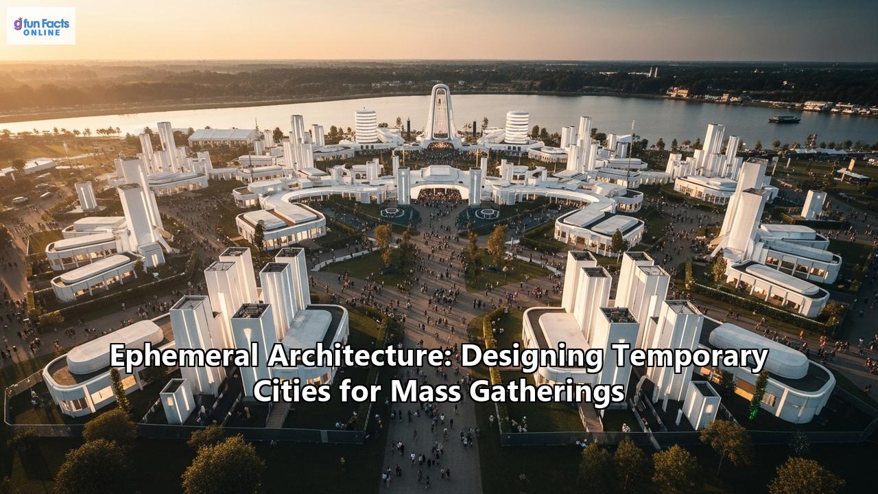 Ephemeral Architecture: Designing Temporary Cities for Mass Gatherings
