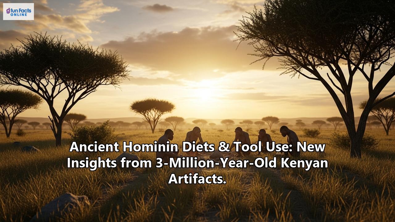 Ancient Hominin Diets & Tool Use: New Insights from 3-Million-Year-Old Kenyan Artifacts.