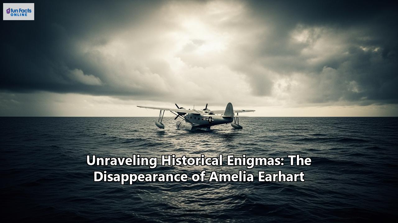 Unraveling Historical Enigmas: The Disappearance of Amelia Earhart