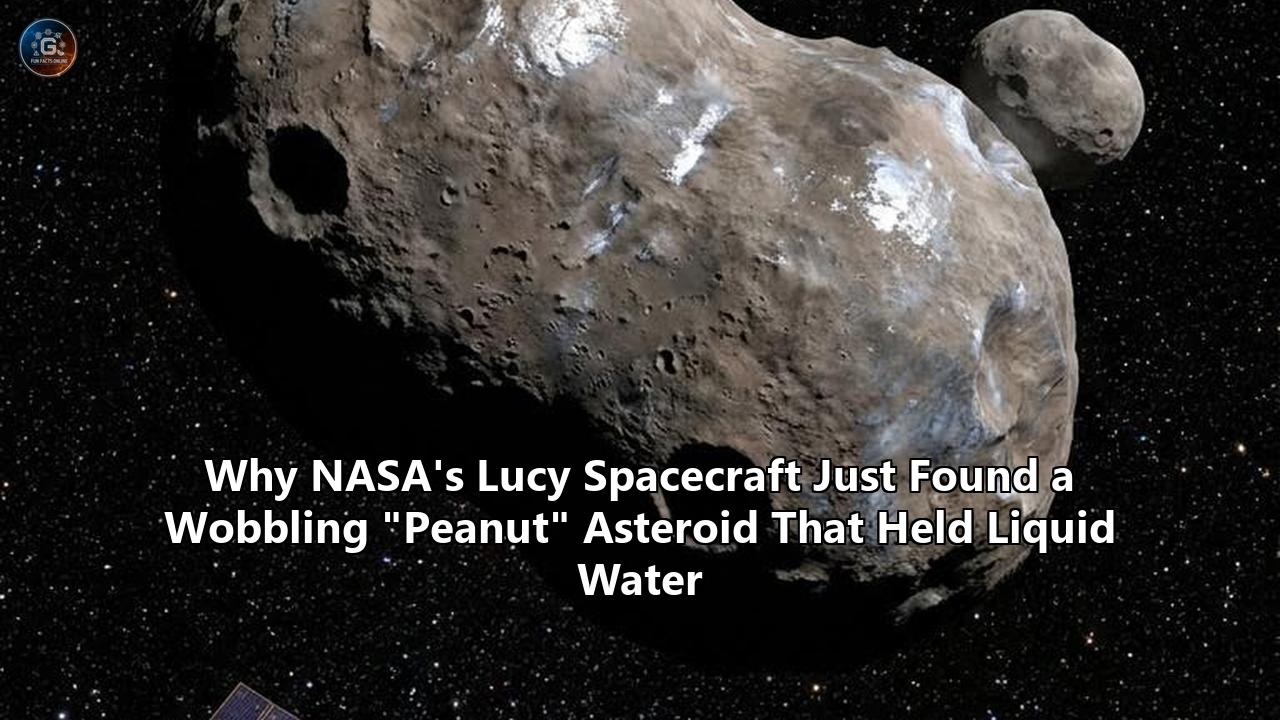 Why NASA's Lucy Spacecraft Just Found a Wobbling "Peanut" Asteroid That Held Liquid Water
