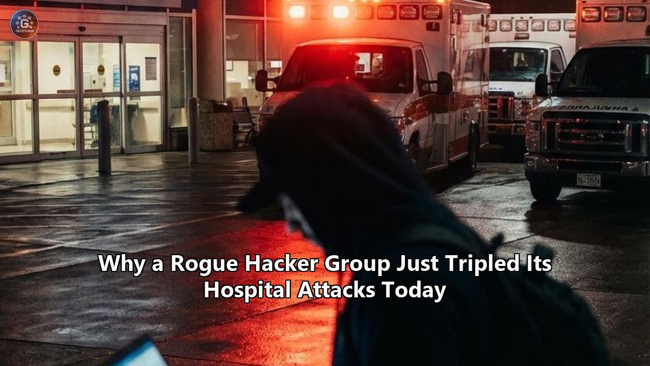 Why a Rogue Hacker Group Just Tripled Its Hospital Attacks Today