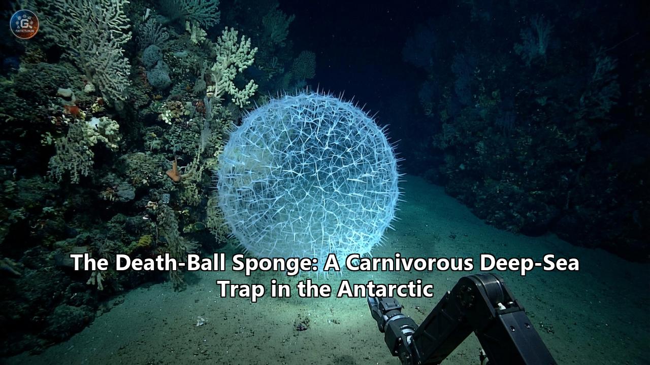 The Death-Ball Sponge: A Carnivorous Deep-Sea Trap in the Antarctic