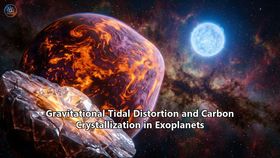 Gravitational Tidal Distortion and Carbon Crystallization in Exoplanets