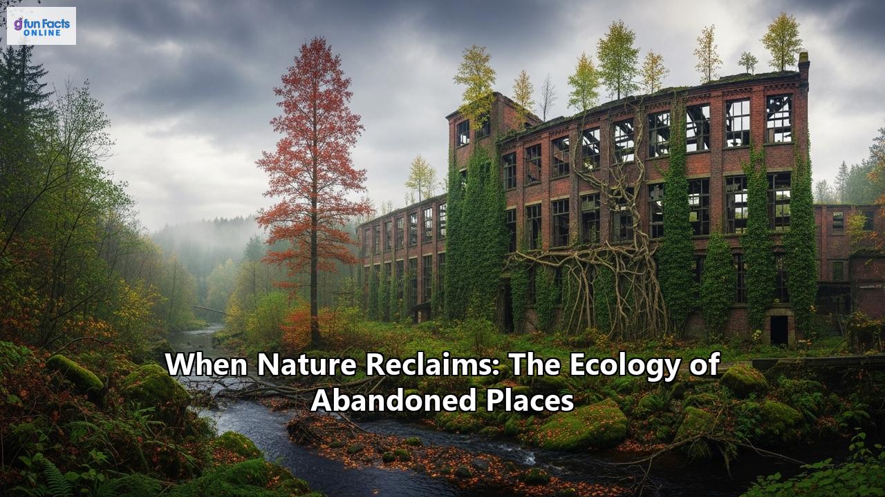 When Nature Reclaims: The Ecology of Abandoned Places