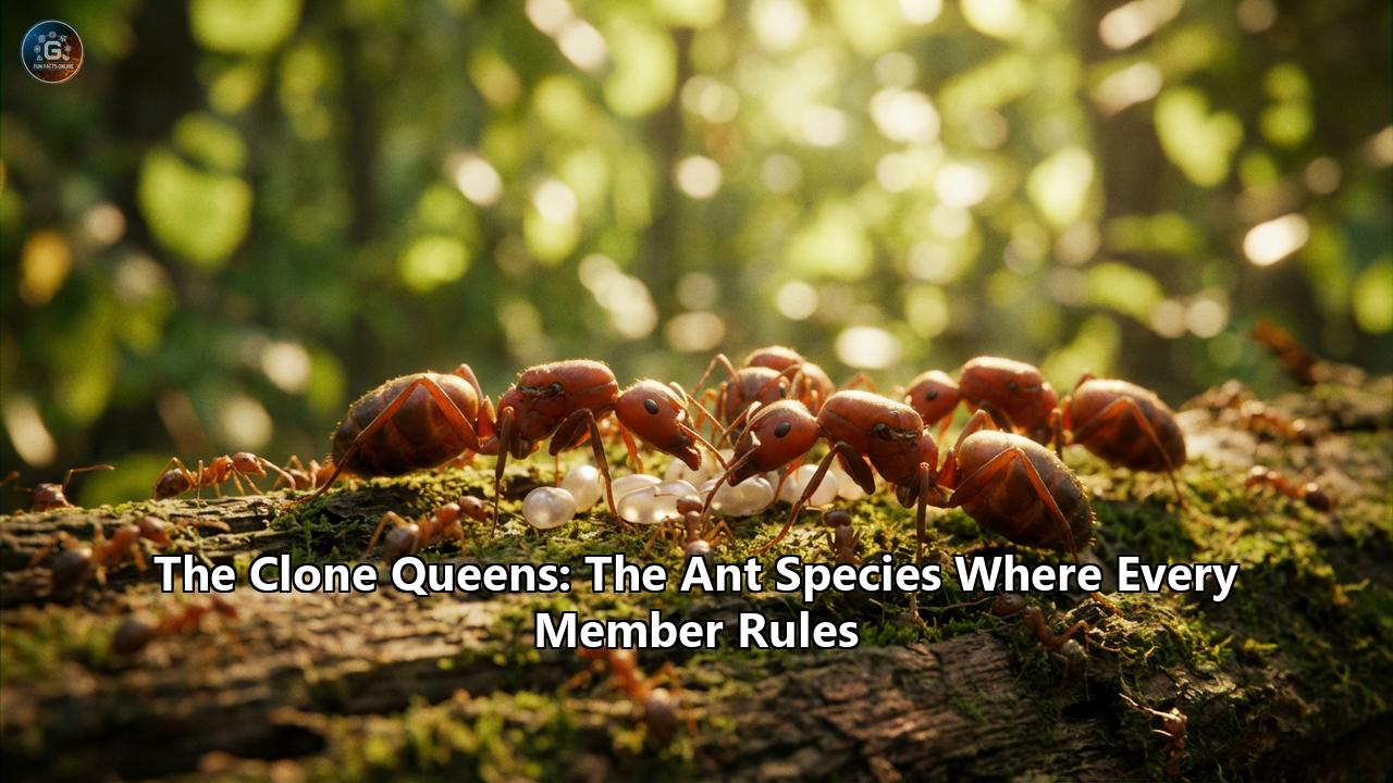 The Clone Queens: The Ant Species Where Every Member Rules