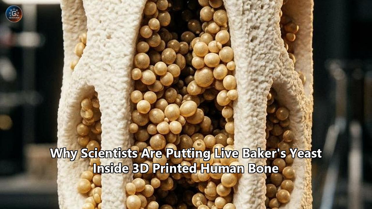 Why Scientists Are Putting Live Baker's Yeast Inside 3D Printed Human Bone