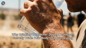 Why Drinking Cold Water During Heatwaves Secretly Tricks Your Body Into Overheating