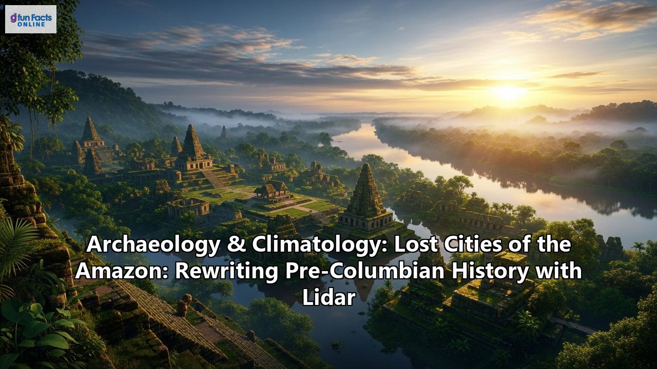 Archaeology & Climatology: Lost Cities of the Amazon: Rewriting Pre-Columbian History with Lidar