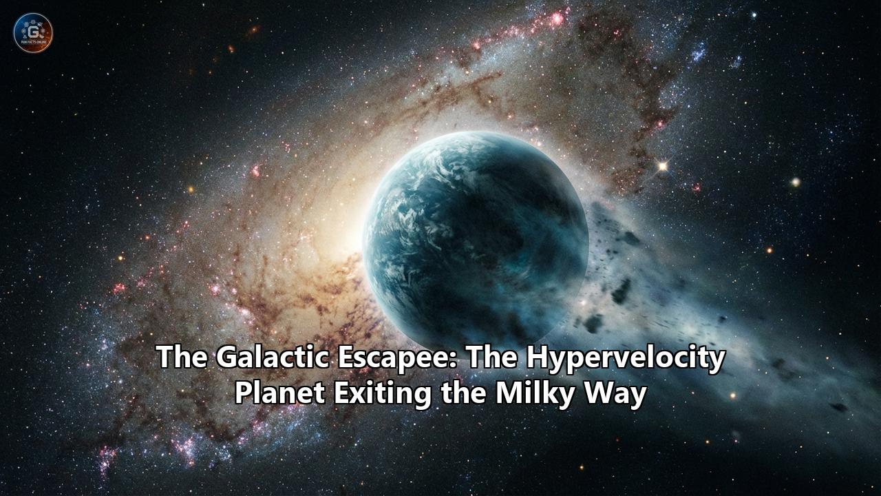 The Galactic Escapee: The Hypervelocity Planet Exiting the Milky Way