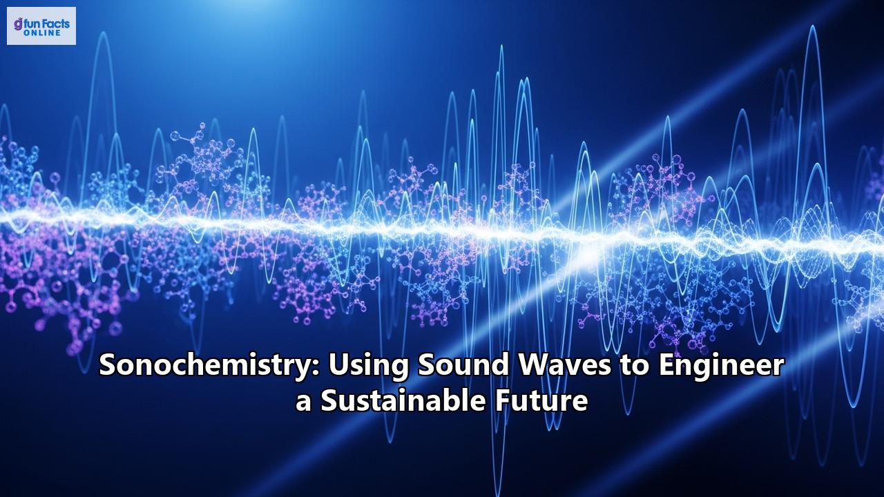 Sonochemistry: Using Sound Waves to Engineer a Sustainable Future