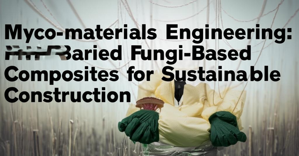 Myco-materials Engineering: Fungi-Based Composites for Sustainable Construction