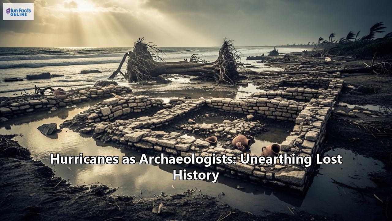 Hurricanes as Archaeologists: Unearthing Lost History