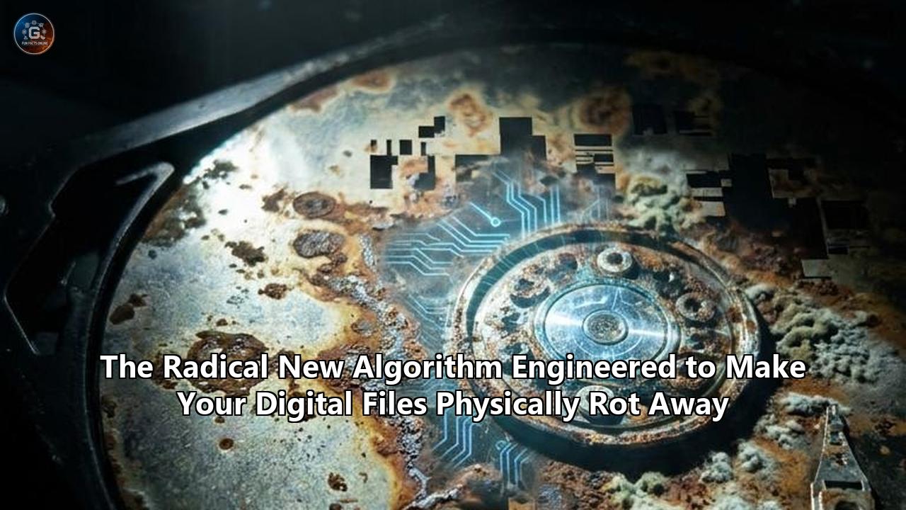 The Radical New Algorithm Engineered to Make Your Digital Files Physically Rot Away