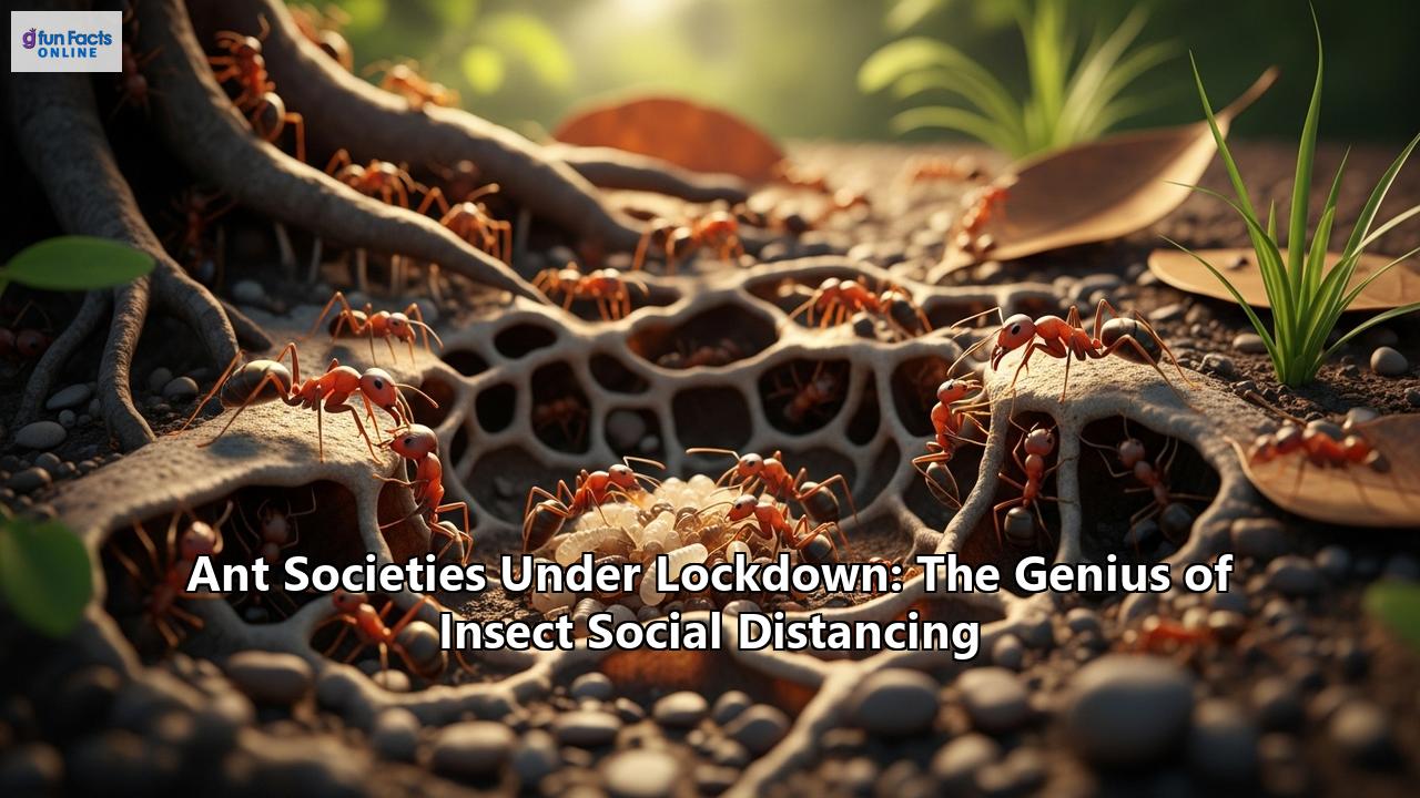 Ant Societies Under Lockdown: The Genius of Insect Social Distancing