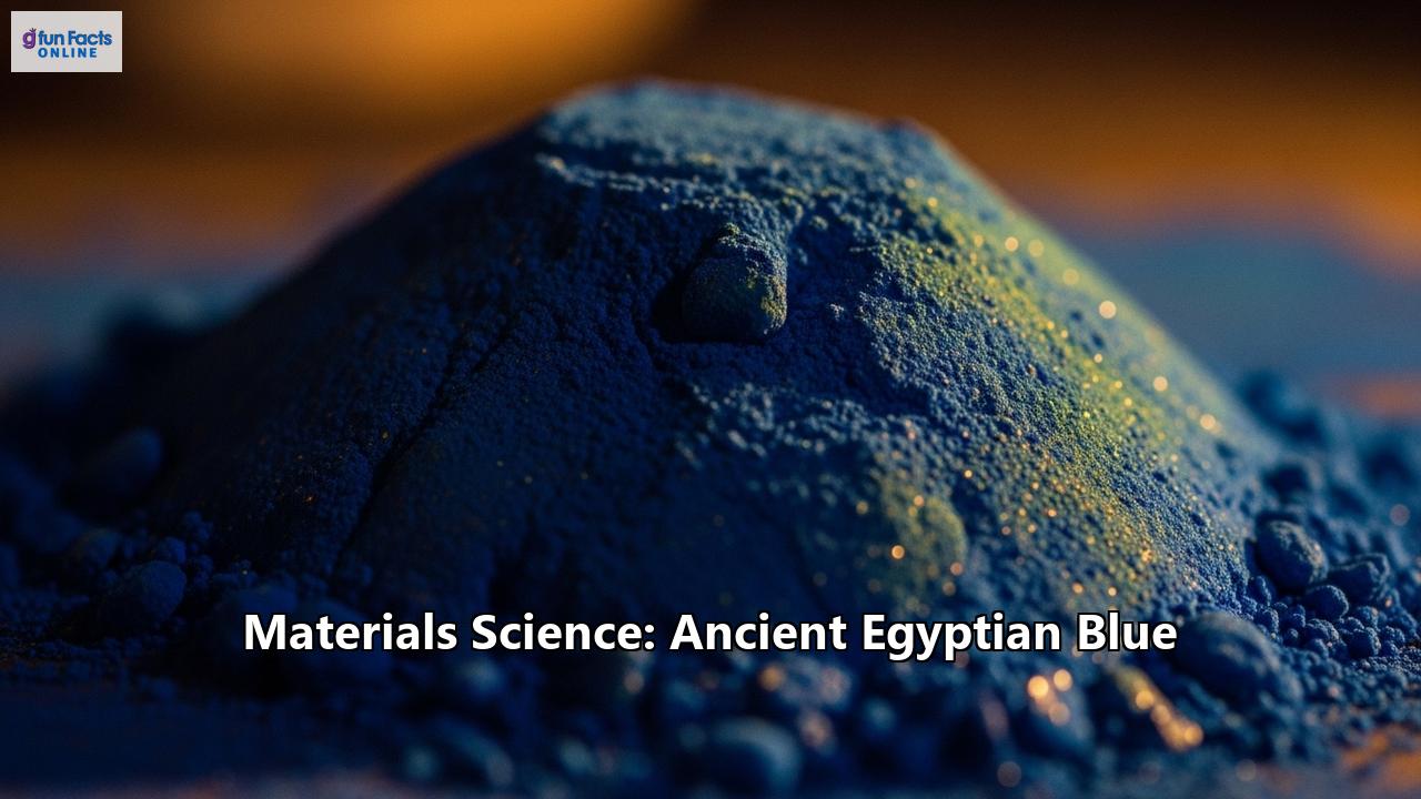 Materials Science: Ancient Egyptian Blue
