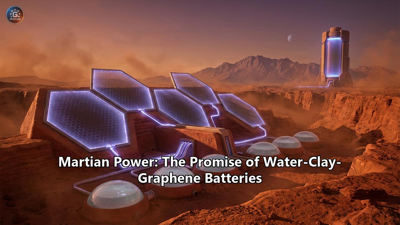 Martian Power: The Promise of Water-Clay-Graphene Batteries