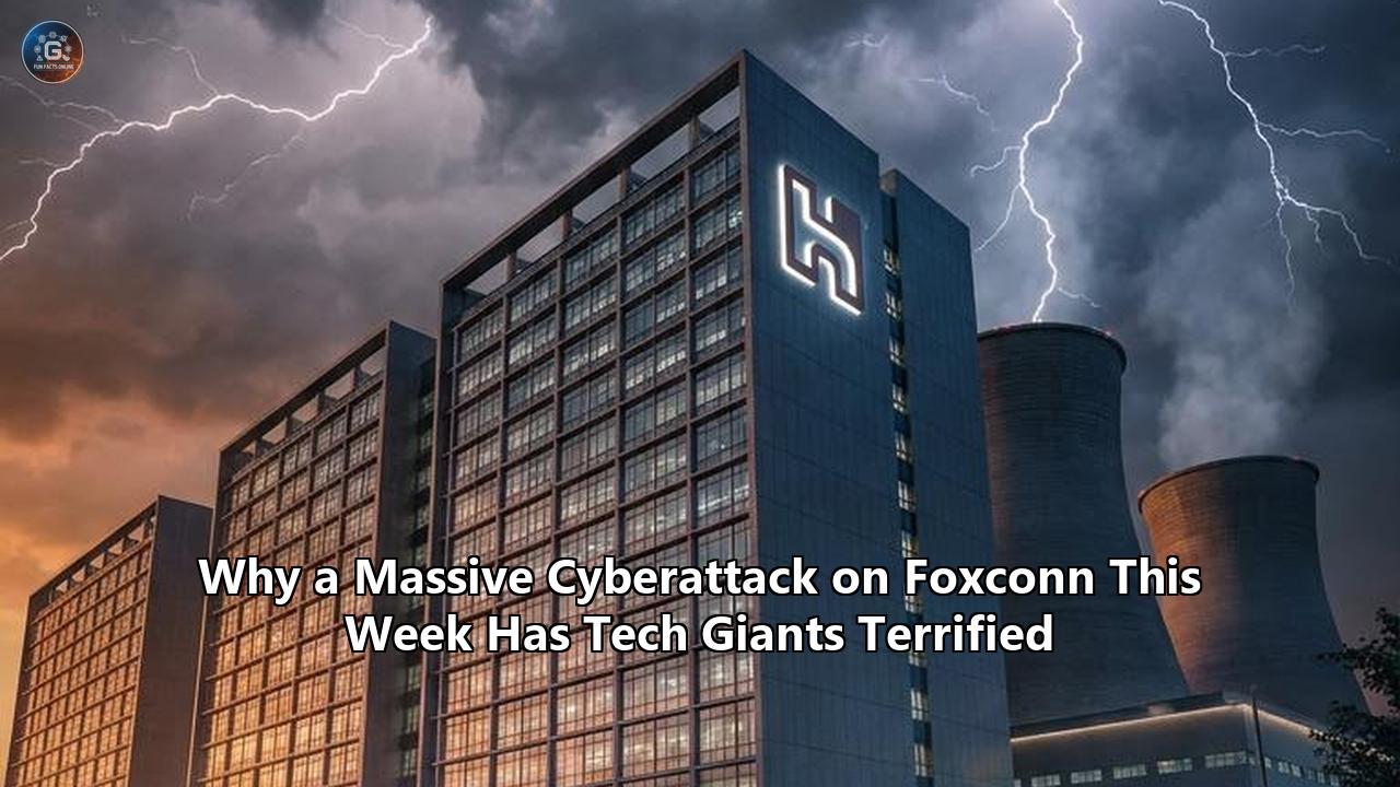 Why a Massive Cyberattack on Foxconn This Week Has Tech Giants Terrified
