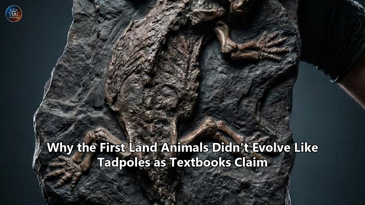 Why the First Land Animals Didn't Evolve Like Tadpoles as Textbooks Claim