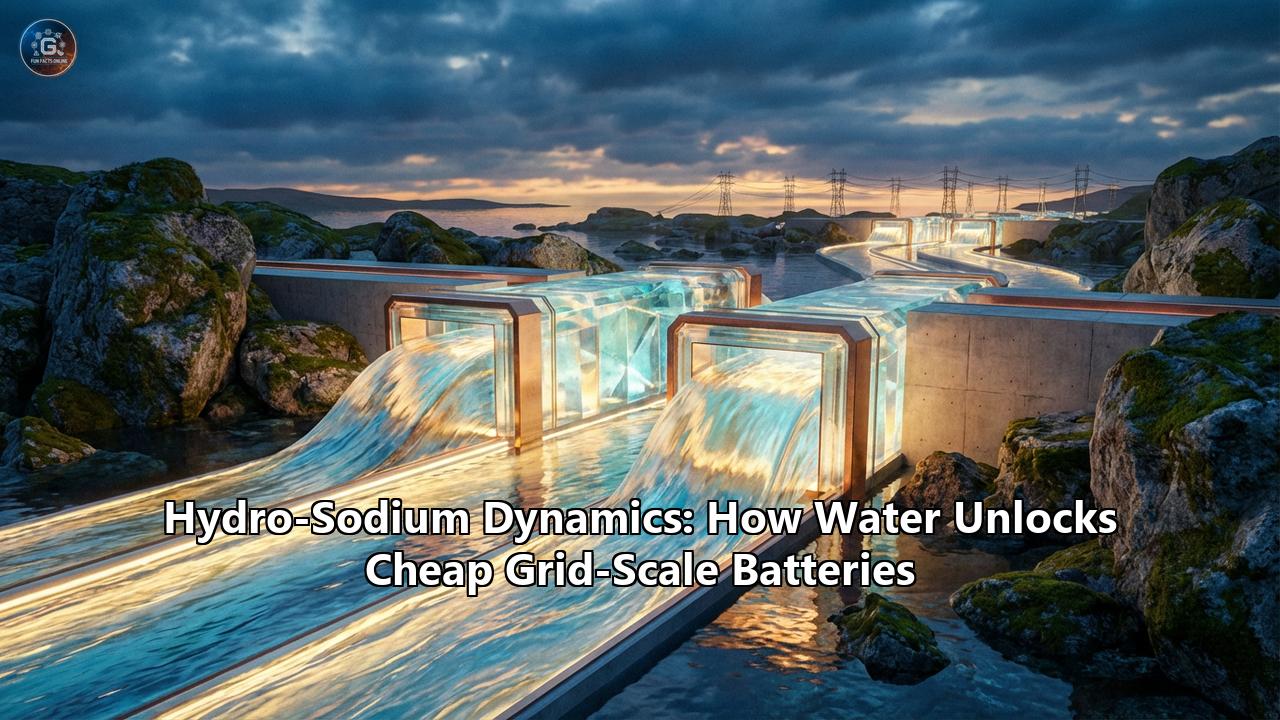 Hydro-Sodium Dynamics: How Water Unlocks Cheap Grid-Scale Batteries