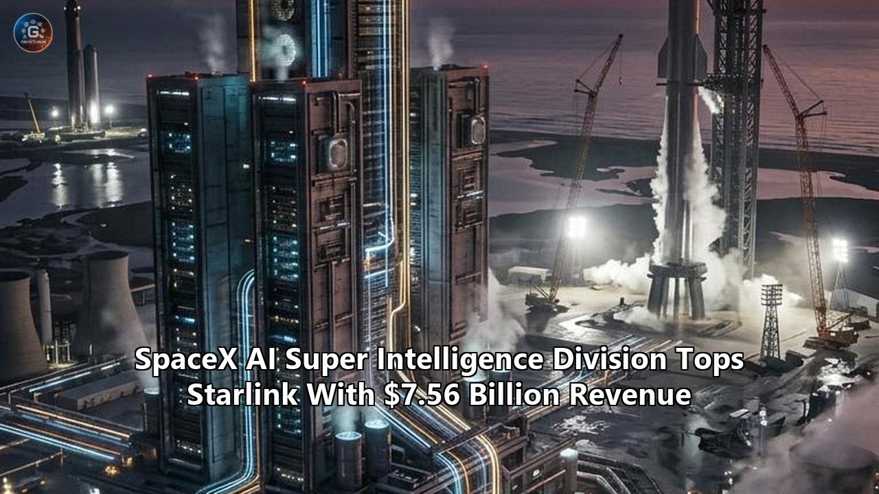 SpaceX AI Super Intelligence Division Tops Starlink With $7.56 Billion Revenue