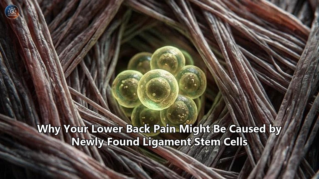 Why Your Lower Back Pain Might Be Caused by Newly Found Ligament Stem Cells
