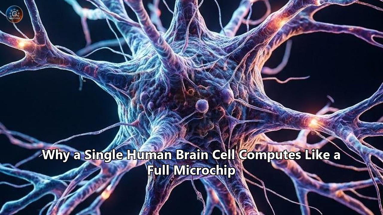 Why a Single Human Brain Cell Computes Like a Full Microchip